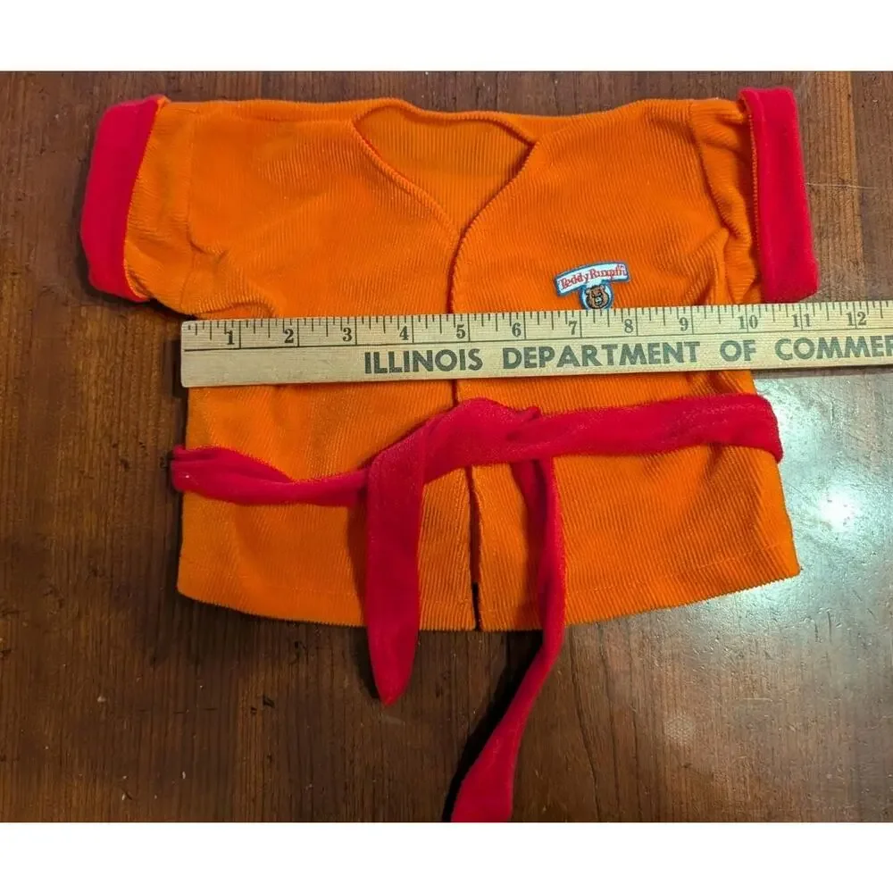 Teddy Ruxpin Doll Outfit Clothes Orange Robe WOW Vintage 1985